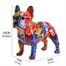 Load image into Gallery viewer, Street Art French Bulldog Statue - Standing