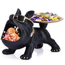 Load image into Gallery viewer, French Bulldog Decorative Statue Tray & Bowl – Key, Candy and Jewelry Organizer