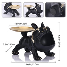 Load image into Gallery viewer, French Bulldog Decorative Statue Tray & Bowl – Key, Candy and Jewelry Organizer