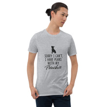 Load image into Gallery viewer, "I have plans with my Frenchie" Short-Sleeve Unisex T-Shirt