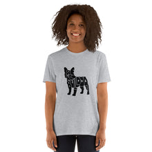 Load image into Gallery viewer, Frenchie Calligram Short-Sleeve Unisex T-Shirt