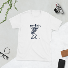 Load image into Gallery viewer, Skeletal French Bulldog Golf Short-Sleeve Unisex T-Shirt