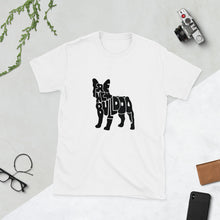 Load image into Gallery viewer, Frenchie Calligram Short-Sleeve Unisex T-Shirt