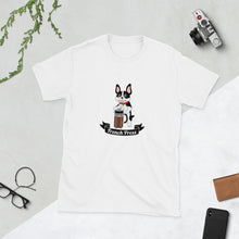 Load image into Gallery viewer, “Frenchie Café” Short-Sleeve Unisex T-Shirt