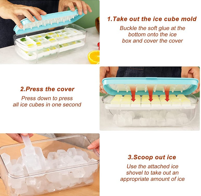 Silicone Easy Press Ice Mold And Storage box – The Wayward Frenchie